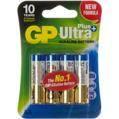 Батарейки GP Ultra Plus 15AUPHM-2UE4 LR-06/блістер 4шт