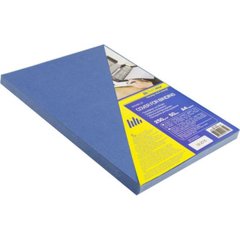 Обложкии для брошурування А4 "Buromax" 250 мкм картон під шкіру синього (50) №0580-02