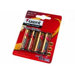 Батарейки Axent Алкалайн LR-06 / блістер 4 шт (12) (144) №5556