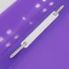 Папка-швидкозшивач Economix E31510-12 А4 з перфорацією глянсовий прозорий верх фіолетова