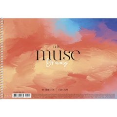 Альбом для малюв. на пруж. 30/150 A4 "Muse" крафт-картон PB-SC-030-315/Школярик