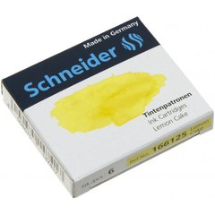 Набір капсул чорнильних "Schneider" S166125 (6шт) лимон