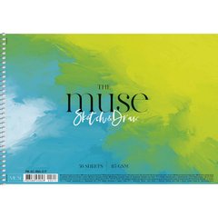 Альбом для ескізів на пруж. 50/115 A4 "Muse" картон №PB-SC-050-317/Школярик/(1)(36)