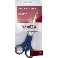 Ножиці офісні "Axent" №A6215-02 17см сині(10)(200)