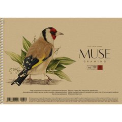 Альбом для малювання на пружині 30арк. A4 "Muse" PB-SC-030-310/Школярик