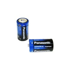 Батарейки Panasonic zinc carbon R-20/плівка 2шт (12)(144)