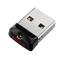 Флеш-пам`ять 32GB "SanDisk Cruzer Fit" USB2.0 slim black №6214/1797
