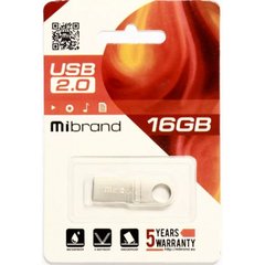 Флеш-пам`ять 16GB "Mibrand" Puma USB2.0 silver №1110