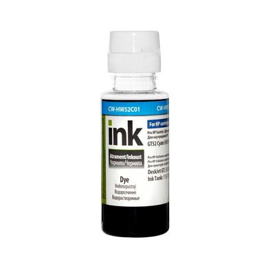 Чорнило ColorWay HP Ink Tank 115/315/415 100мл cyan №CW-HW52C01