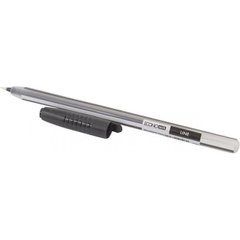 Ручка кулькова масляна Economix Line 0,7 мм чорна E10196-01