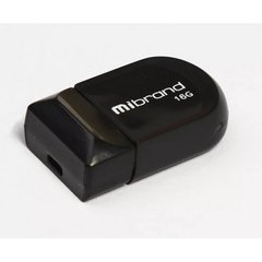 Флеш-пам`ять 16GB "Mibrand" Scorpio USB2.0 black №1202