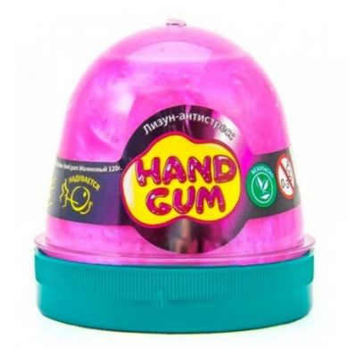 Лизун-антистрес "Mr.Boo" Hand gum малиновий 120гр №80104(24)