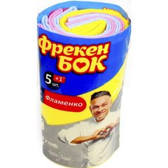 Серветки віскозні для прибирання "Фламенко" ФБ (5+1шт) №2691