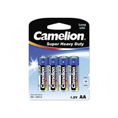 Батарейки Camelion blue R-06/блістер 4шт (12)(240)