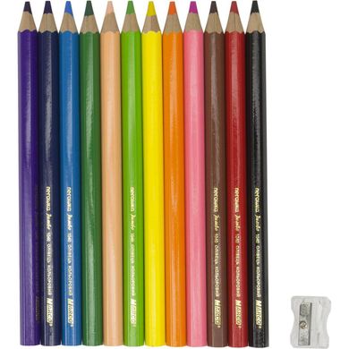 Олівці кольорові Пегашка 1040-12 12 кольорів Jumbo