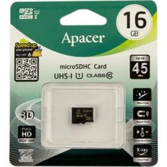 Карта пам' яті 16Gb Micro-SDHC (UHS-1 Apaceer class10