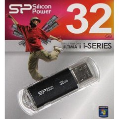 Флеш-пам'ять 32GB Silicon Power Ultima " II-I series black USB