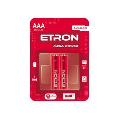 Батарейки Etron Mega Power LR-03/блістер 2шт