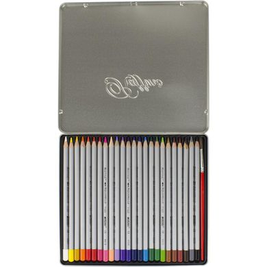 Олівці кольорові Marco 24 кольору металева коробка 7120-24TN
