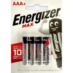 Батарейки Energizer Max LR-03/блістер 4шт(12)