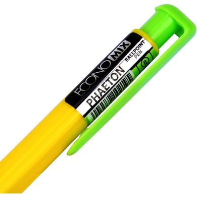 Ручка кулькова автоматична "Economix" Phaeton 0,5 мм синя (50) №E10219