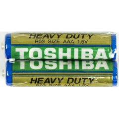 Батарейки Toshiba Heavy Duti R-03/плівка 2шт(20)(100)(500)