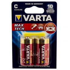 Батарейки Varta maxi tech/longlife max power LR-14/блістер 2шт (10)