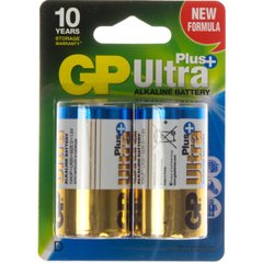 Батарейки GP Ultra Plus 13AUP-U2 LR-20/блістер 2шт