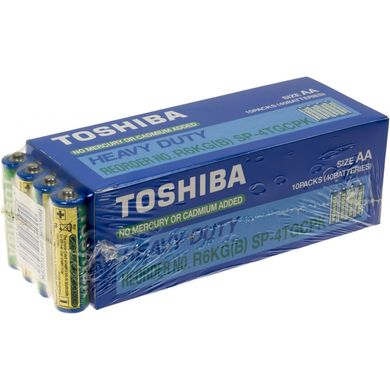 Батарейки Toshiba Heavy Duti R-06/плівка 4шт (10)(50)(250)