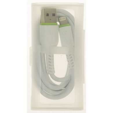 Кабель USB > lightning Budi 2.4A 1м в тубусі №158L/Breidon/