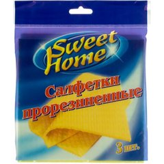 Серветки вологопоглинаючі для прибирання "Sweet home/Anna Zaradna" (3шт) №SH-1002/2655(80)