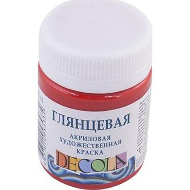 Фарба акрилова Невська палітра ЗКХ Decola 50мл червона глянцева 352004