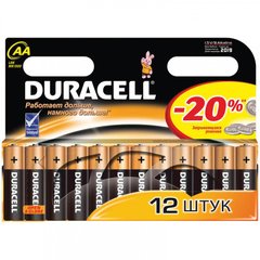 Батарейки Duracell LR-06/блістер 12шт (12)