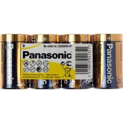 Батарейки Panasonic Alkaline Power LR-20/плівка 4шт