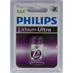 Батарейки Philips Ultra LR-03/блістер 2шт