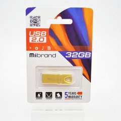 Флеш-пам`ять 32GB "Mibrand" Taipan USB2.0 gold №1362