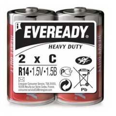 Батарейки Energizer Eveready Heavy Duty R-14/плівка 2шт(12)
