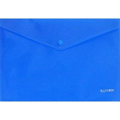 Папка-конверт Economix E31302-02 B5+ на кнопці синя