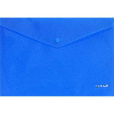Папка-конверт Economix E31302-02 B5+ на кнопці синя
