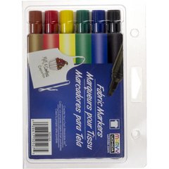 Набір маркерів "Marvy" для світлих тканин (6шт) №520-6A