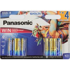 Батарейки Panasonic Alkaline Evolta LR-03/блістер 8шт (12)