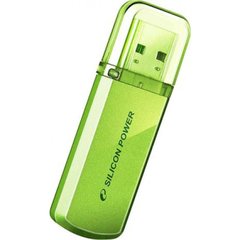 Флеш-пам'ять 16 GB Silicon Power helios" 101/green USB2.0